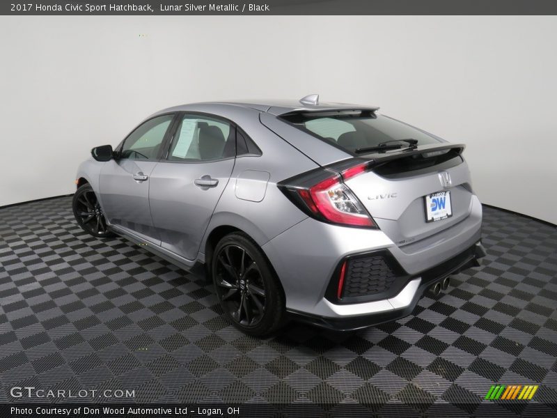 Lunar Silver Metallic / Black 2017 Honda Civic Sport Hatchback