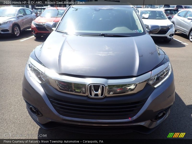 Modern Steel Metallic / Black 2020 Honda HR-V EX AWD