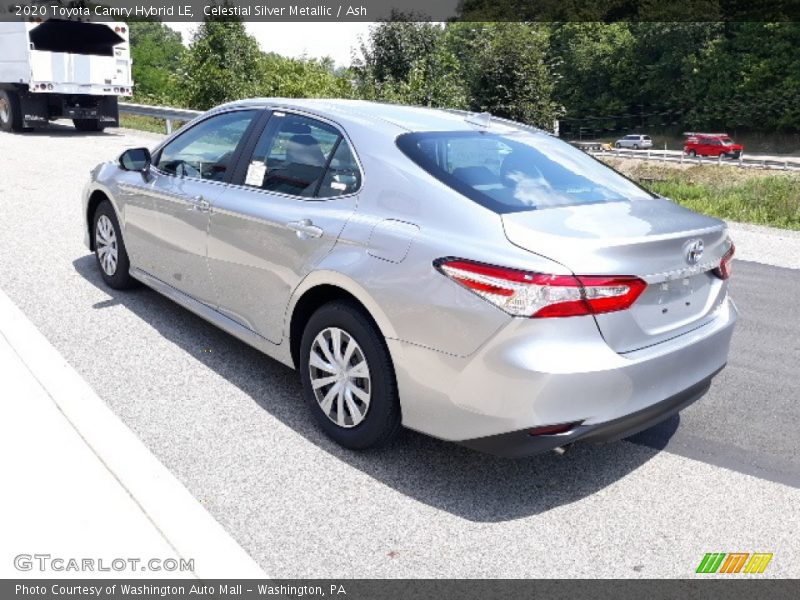 Celestial Silver Metallic / Ash 2020 Toyota Camry Hybrid LE