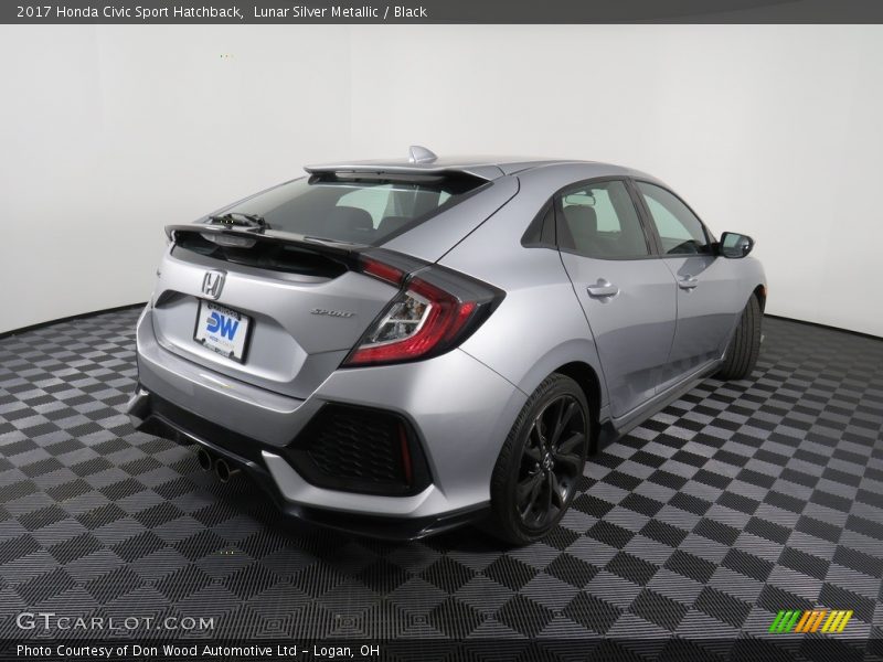 Lunar Silver Metallic / Black 2017 Honda Civic Sport Hatchback