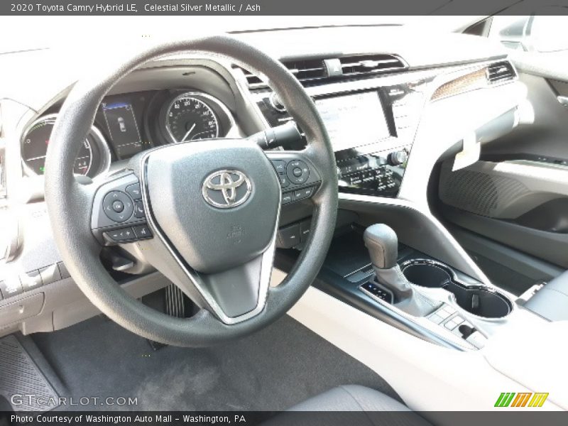 Celestial Silver Metallic / Ash 2020 Toyota Camry Hybrid LE
