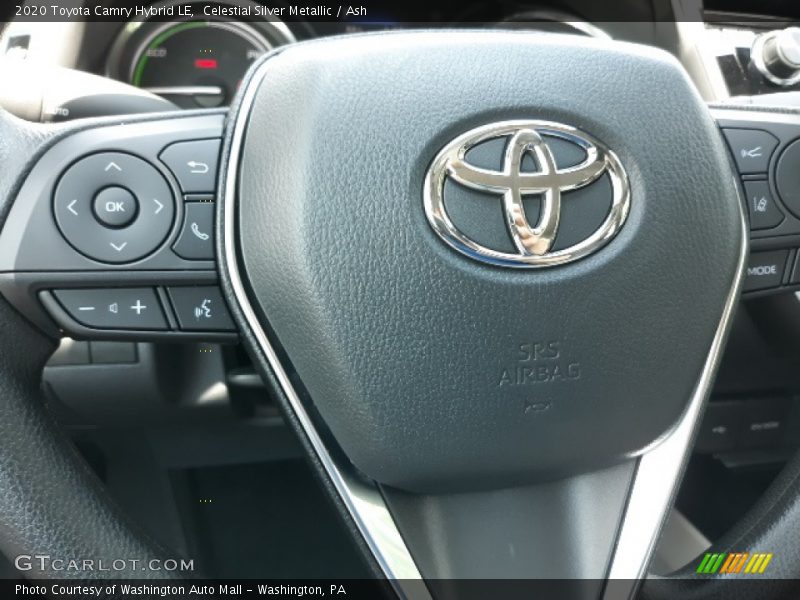 Celestial Silver Metallic / Ash 2020 Toyota Camry Hybrid LE