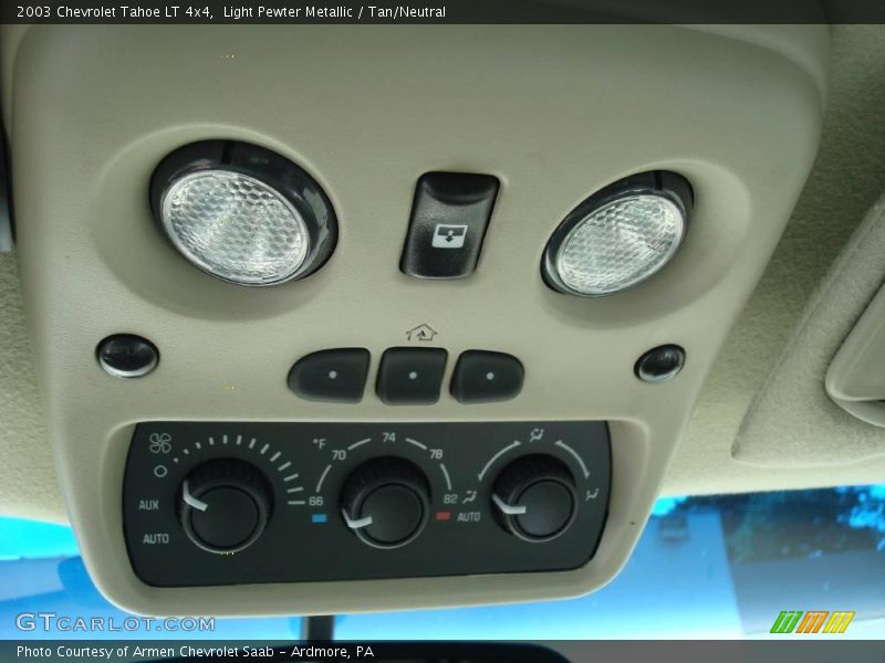 Light Pewter Metallic / Tan/Neutral 2003 Chevrolet Tahoe LT 4x4
