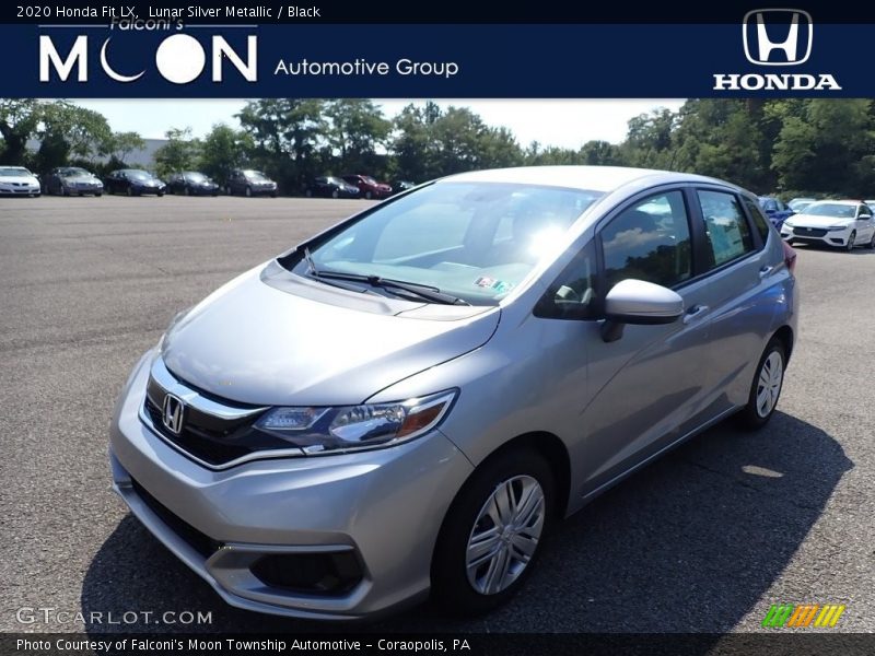 Lunar Silver Metallic / Black 2020 Honda Fit LX