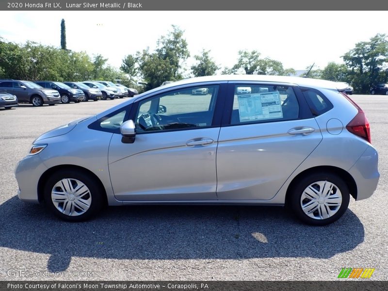 Lunar Silver Metallic / Black 2020 Honda Fit LX