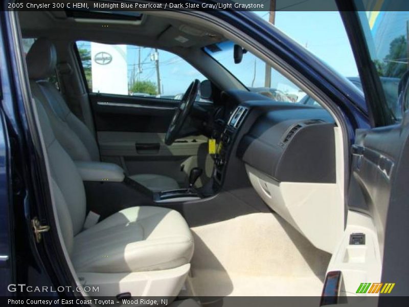 Midnight Blue Pearlcoat / Dark Slate Gray/Light Graystone 2005 Chrysler 300 C HEMI