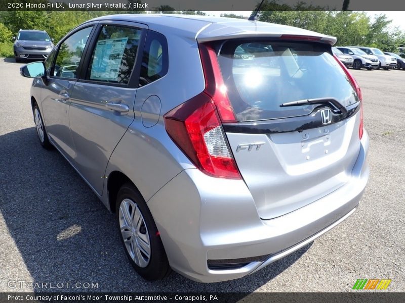 Lunar Silver Metallic / Black 2020 Honda Fit LX