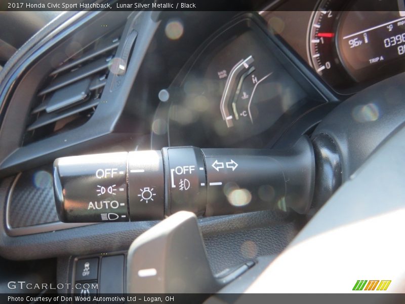 Lunar Silver Metallic / Black 2017 Honda Civic Sport Hatchback