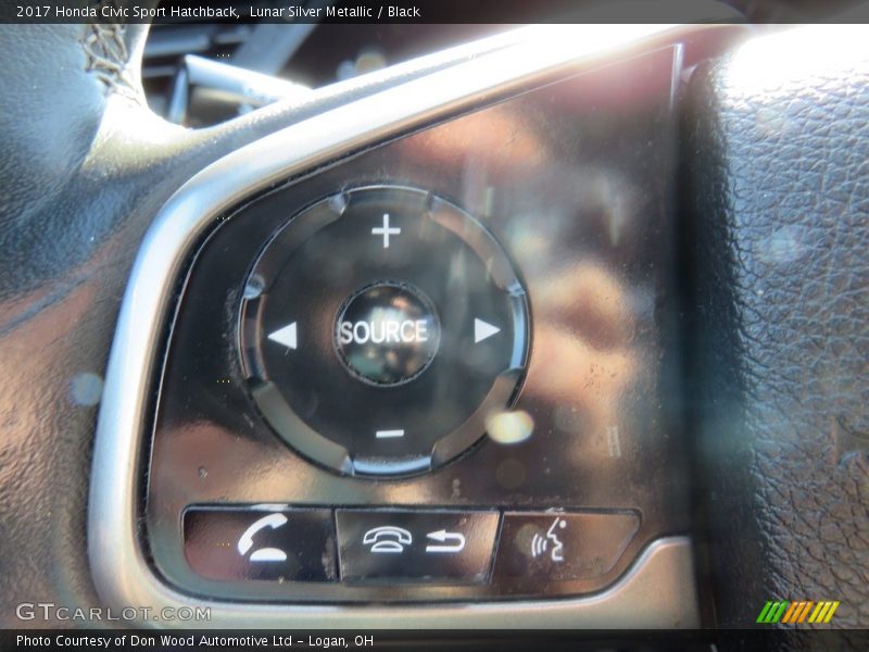 Lunar Silver Metallic / Black 2017 Honda Civic Sport Hatchback