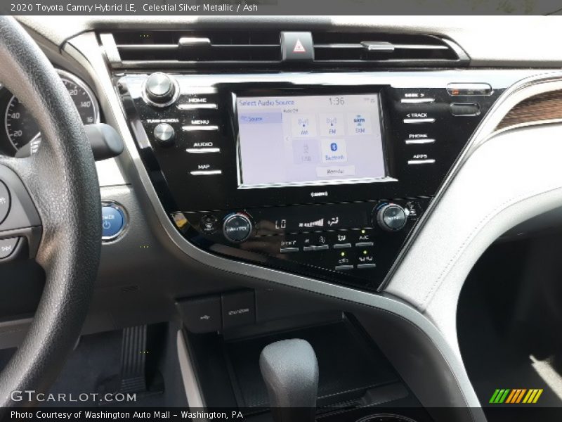 Celestial Silver Metallic / Ash 2020 Toyota Camry Hybrid LE
