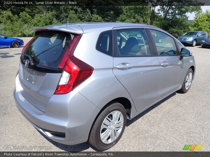 Lunar Silver Metallic / Black 2020 Honda Fit LX