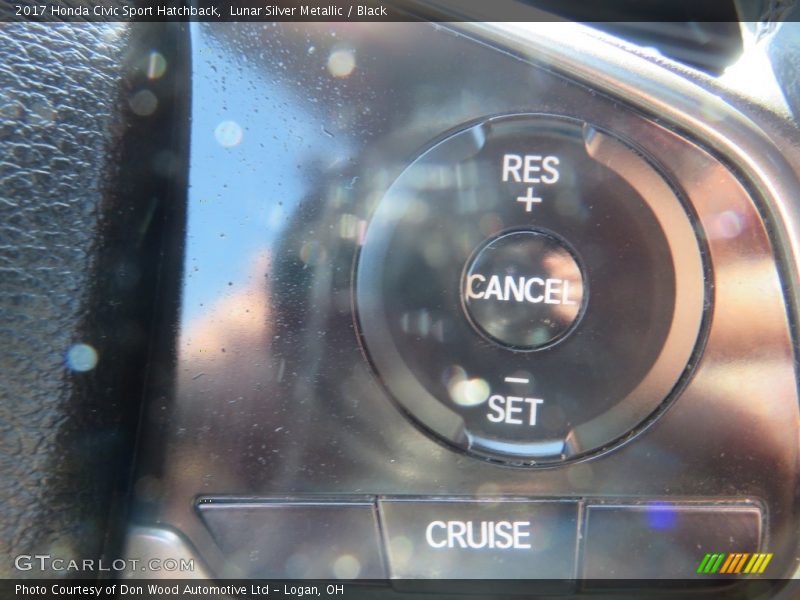Lunar Silver Metallic / Black 2017 Honda Civic Sport Hatchback