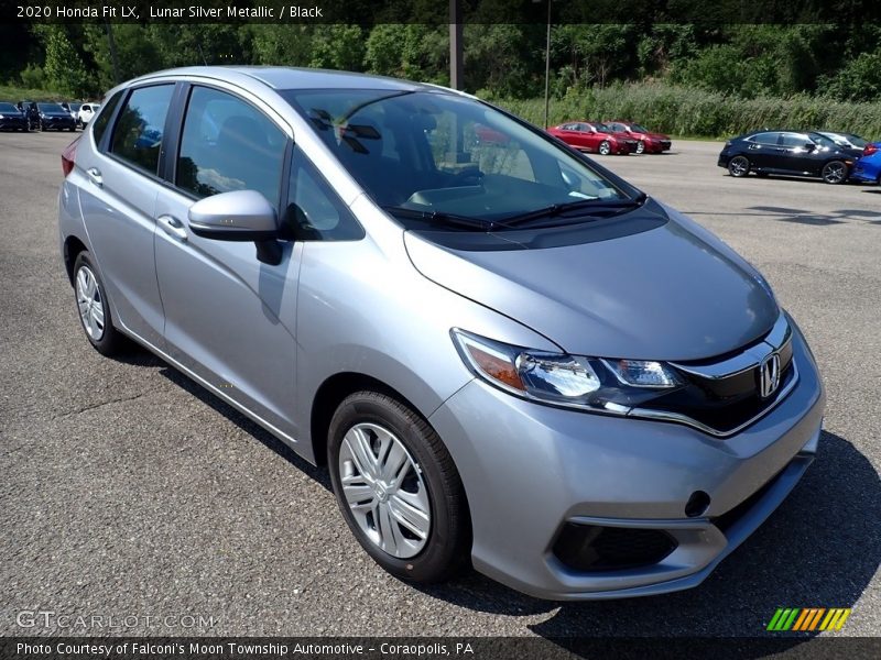 Lunar Silver Metallic / Black 2020 Honda Fit LX