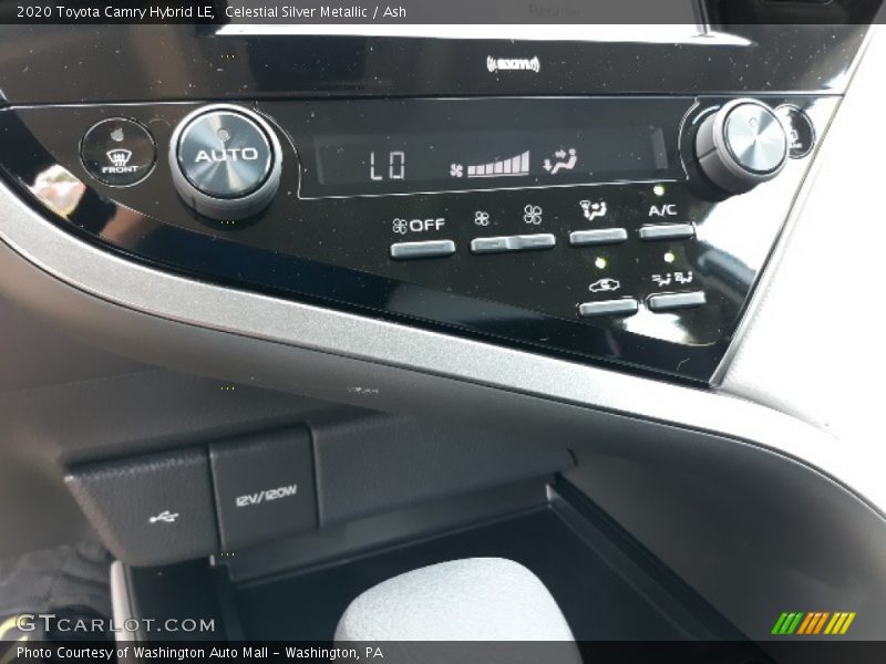 Celestial Silver Metallic / Ash 2020 Toyota Camry Hybrid LE