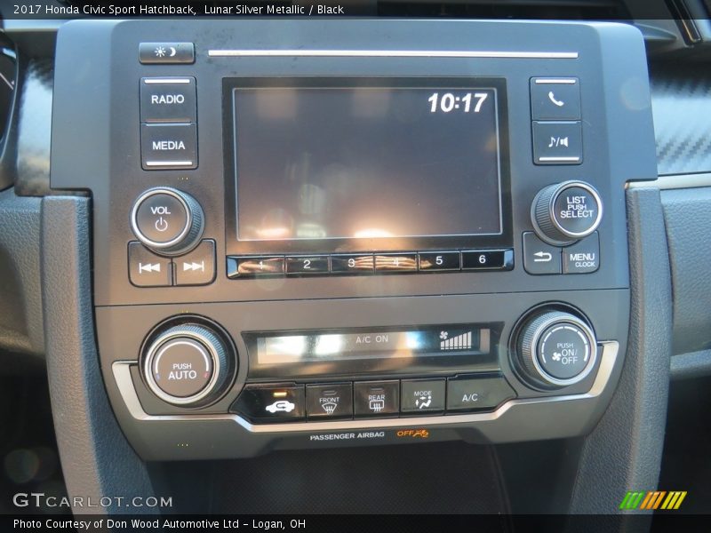 Lunar Silver Metallic / Black 2017 Honda Civic Sport Hatchback