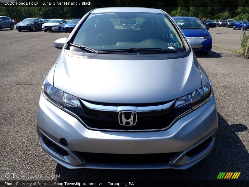 Lunar Silver Metallic / Black 2020 Honda Fit LX
