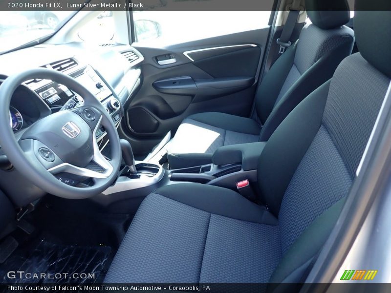 Lunar Silver Metallic / Black 2020 Honda Fit LX