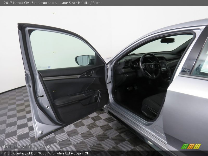 Lunar Silver Metallic / Black 2017 Honda Civic Sport Hatchback