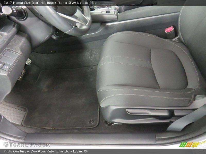 Lunar Silver Metallic / Black 2017 Honda Civic Sport Hatchback