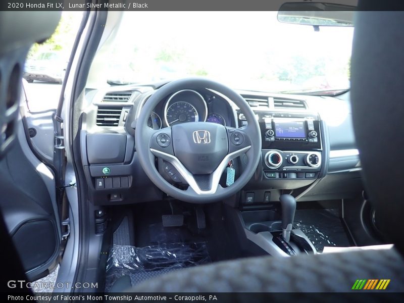 Lunar Silver Metallic / Black 2020 Honda Fit LX