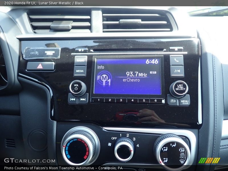 Lunar Silver Metallic / Black 2020 Honda Fit LX