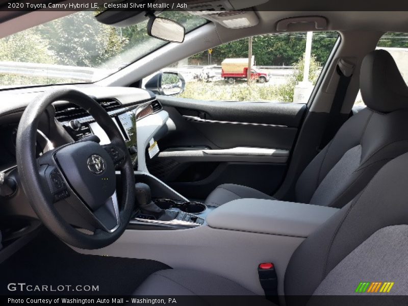 Celestial Silver Metallic / Ash 2020 Toyota Camry Hybrid LE