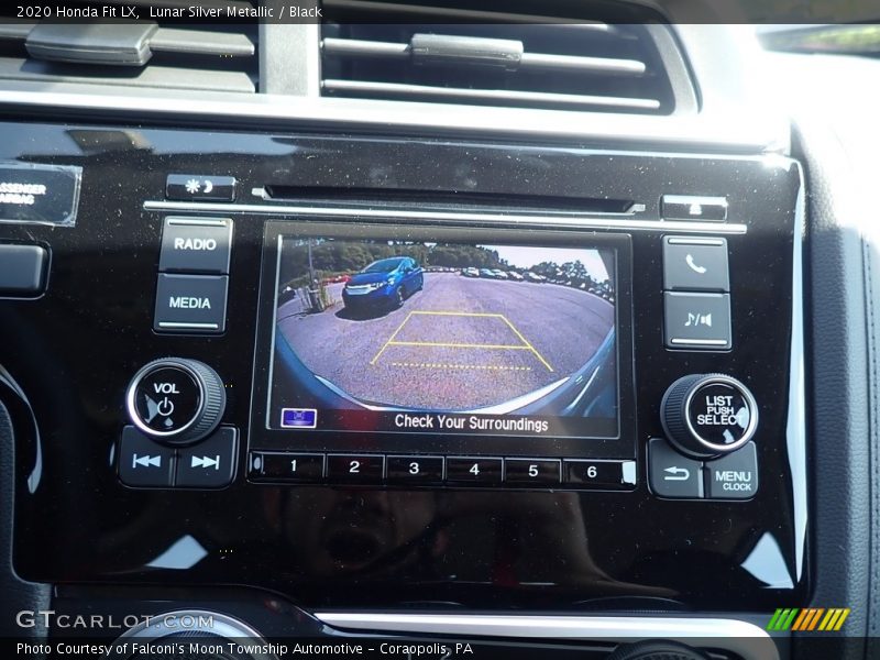 Lunar Silver Metallic / Black 2020 Honda Fit LX
