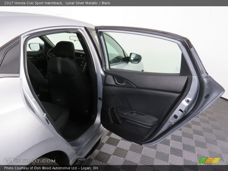 Lunar Silver Metallic / Black 2017 Honda Civic Sport Hatchback