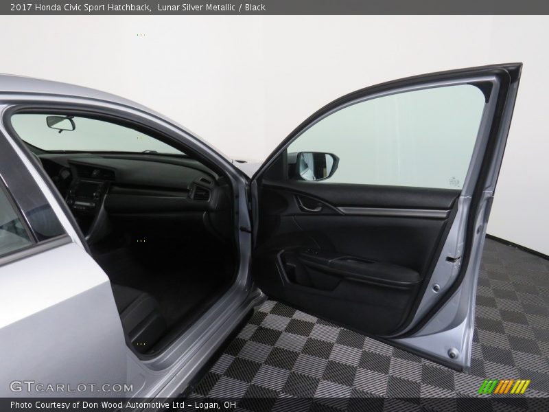 Lunar Silver Metallic / Black 2017 Honda Civic Sport Hatchback
