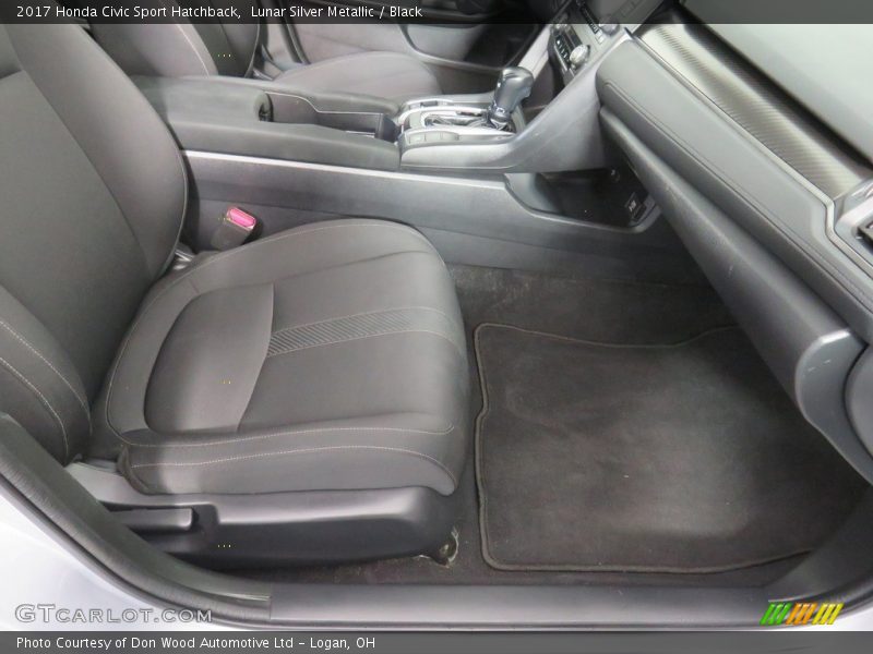 Lunar Silver Metallic / Black 2017 Honda Civic Sport Hatchback