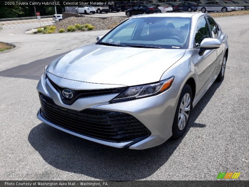 Celestial Silver Metallic / Ash 2020 Toyota Camry Hybrid LE