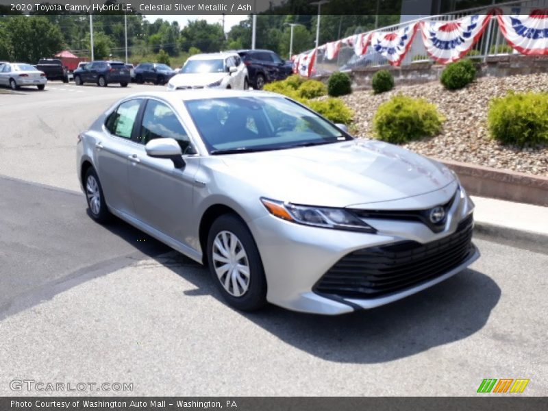Celestial Silver Metallic / Ash 2020 Toyota Camry Hybrid LE
