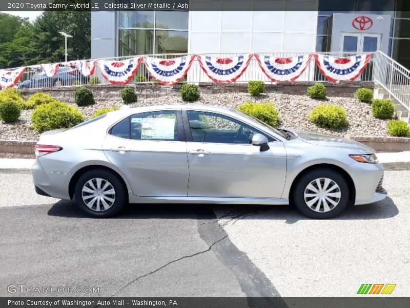 Celestial Silver Metallic / Ash 2020 Toyota Camry Hybrid LE