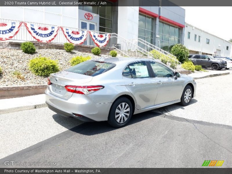 Celestial Silver Metallic / Ash 2020 Toyota Camry Hybrid LE