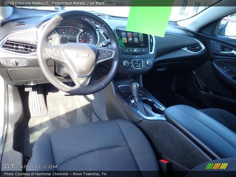 Pepperdust Metallic / Jet Black 2018 Chevrolet Malibu LT