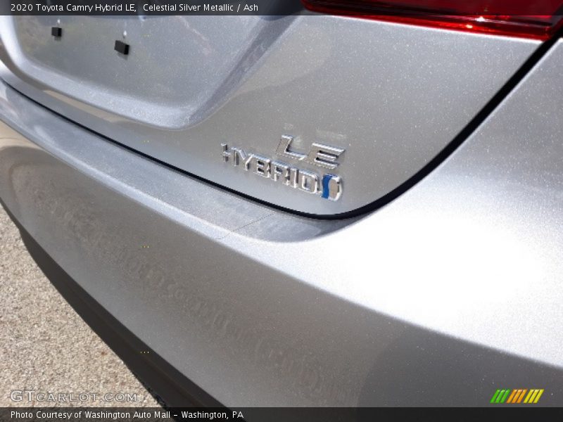 Celestial Silver Metallic / Ash 2020 Toyota Camry Hybrid LE