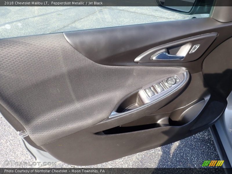 Pepperdust Metallic / Jet Black 2018 Chevrolet Malibu LT