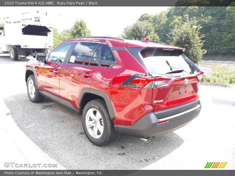 Ruby Flare Pearl / Black 2020 Toyota RAV4 XLE AWD