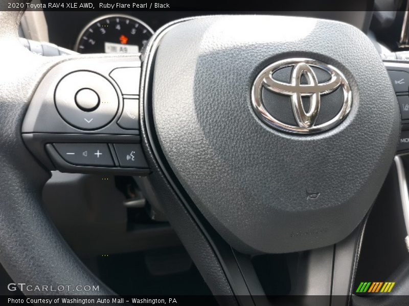 Ruby Flare Pearl / Black 2020 Toyota RAV4 XLE AWD