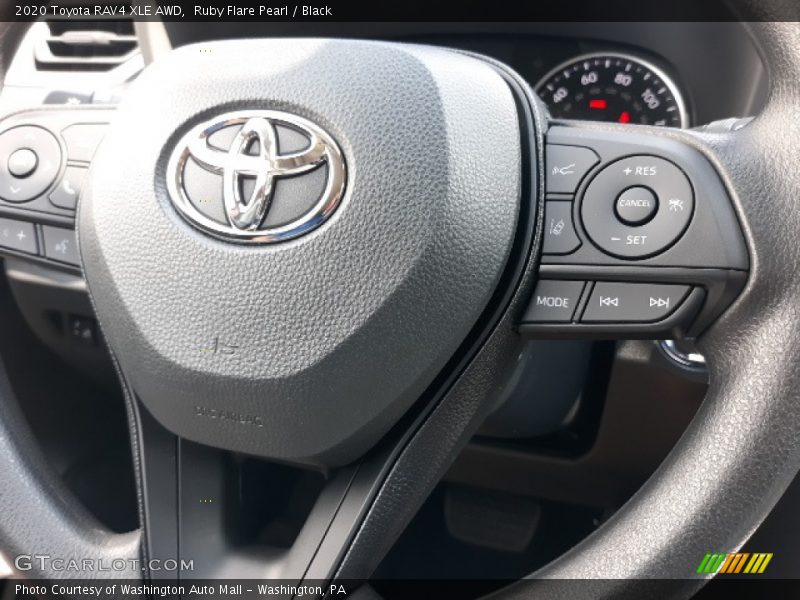 Ruby Flare Pearl / Black 2020 Toyota RAV4 XLE AWD