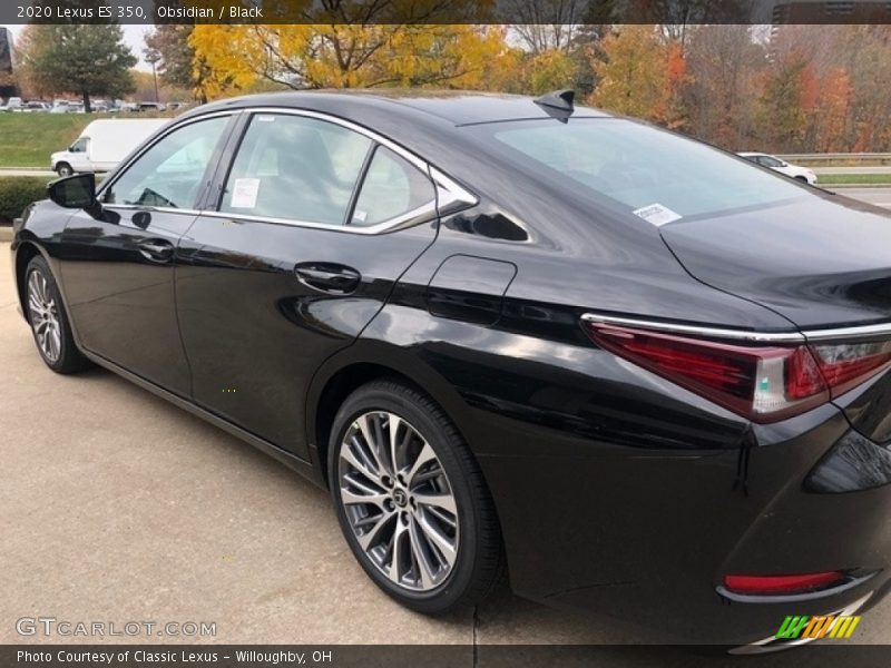 Obsidian / Black 2020 Lexus ES 350
