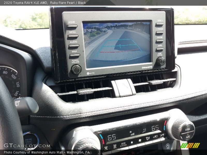 Ruby Flare Pearl / Black 2020 Toyota RAV4 XLE AWD