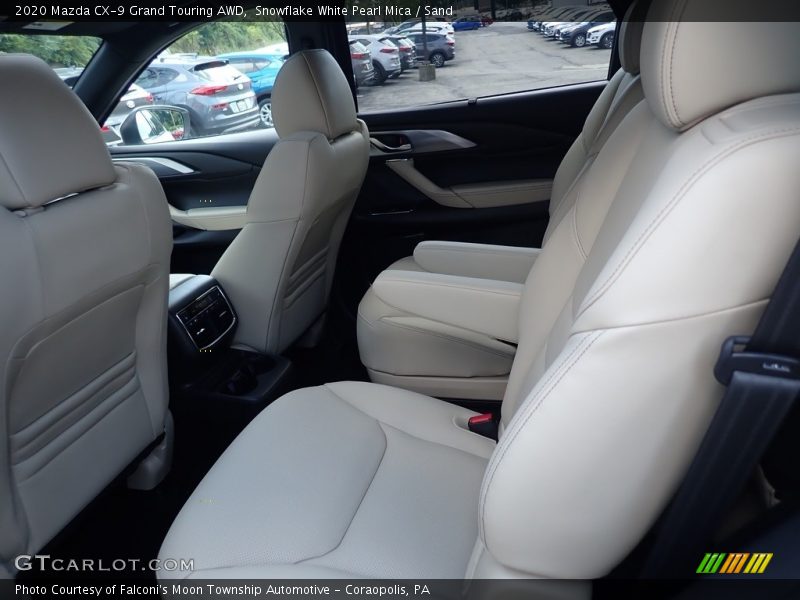 Snowflake White Pearl Mica / Sand 2020 Mazda CX-9 Grand Touring AWD