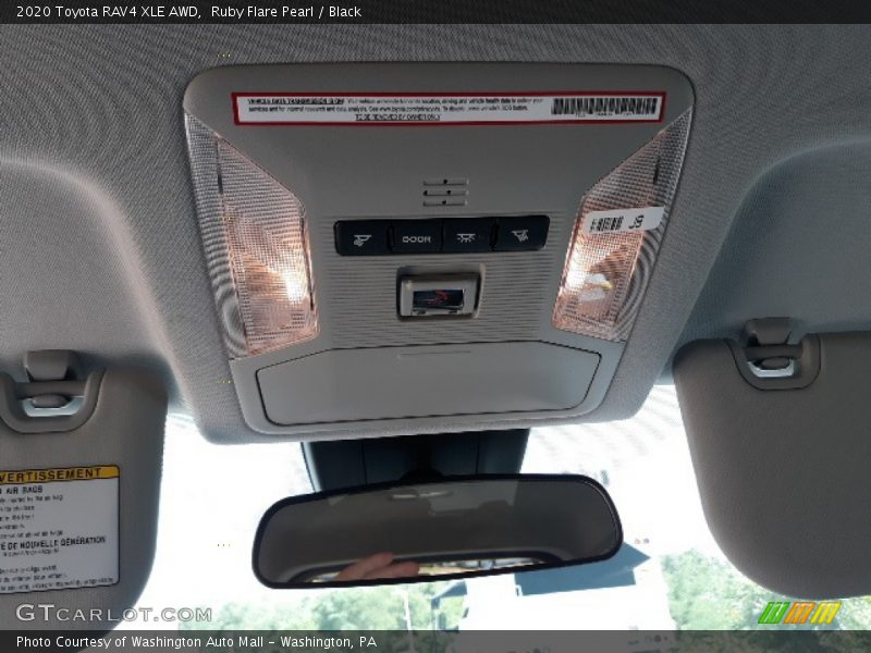 Ruby Flare Pearl / Black 2020 Toyota RAV4 XLE AWD