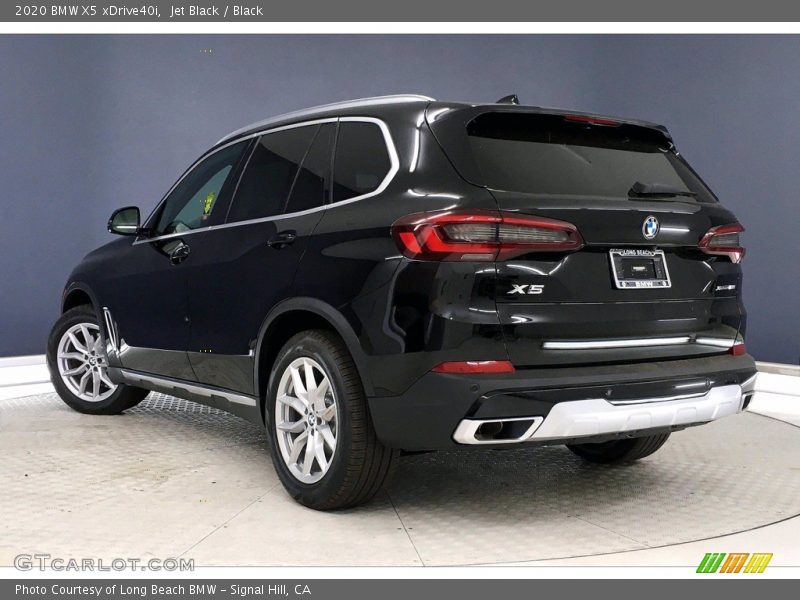 Jet Black / Black 2020 BMW X5 xDrive40i