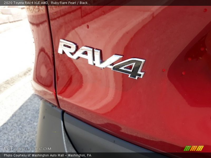 Ruby Flare Pearl / Black 2020 Toyota RAV4 XLE AWD