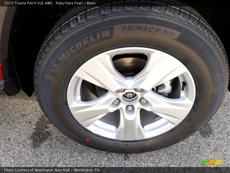 Ruby Flare Pearl / Black 2020 Toyota RAV4 XLE AWD