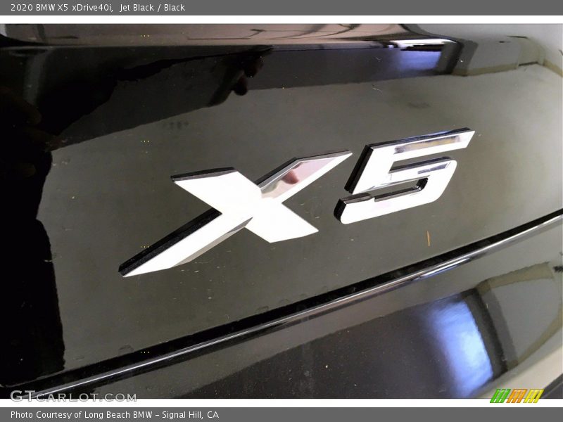 Jet Black / Black 2020 BMW X5 xDrive40i