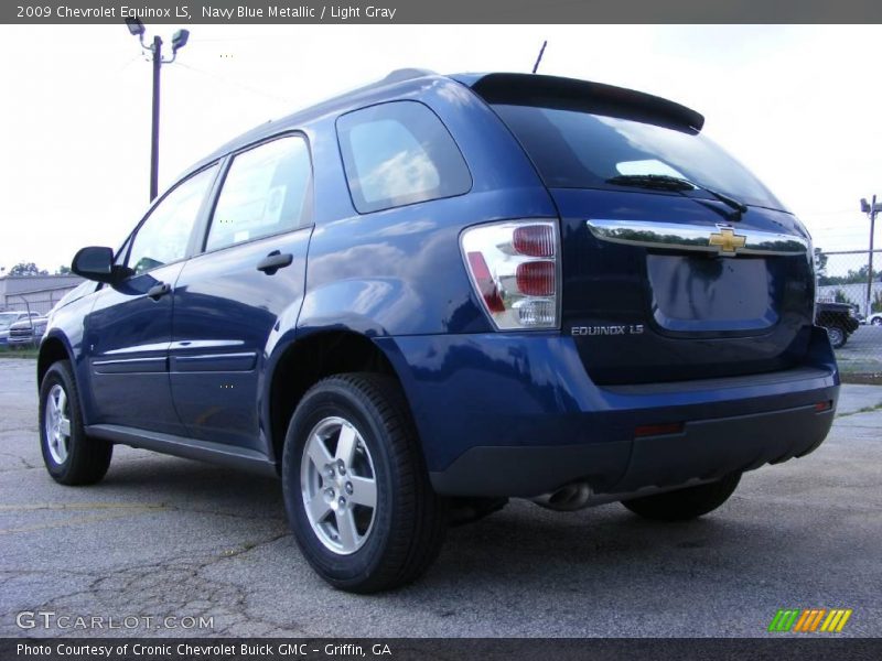 Navy Blue Metallic / Light Gray 2009 Chevrolet Equinox LS