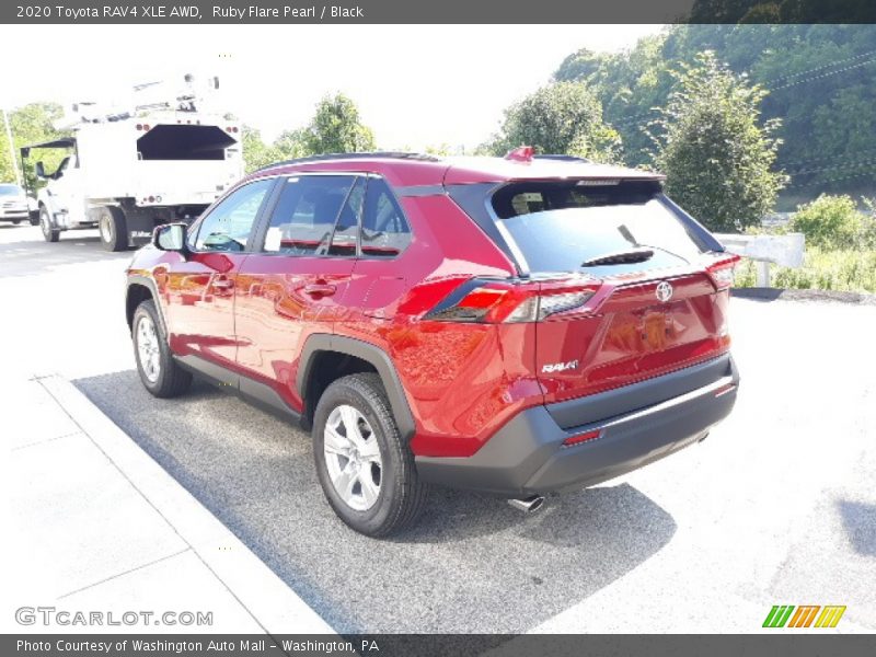 Ruby Flare Pearl / Black 2020 Toyota RAV4 XLE AWD